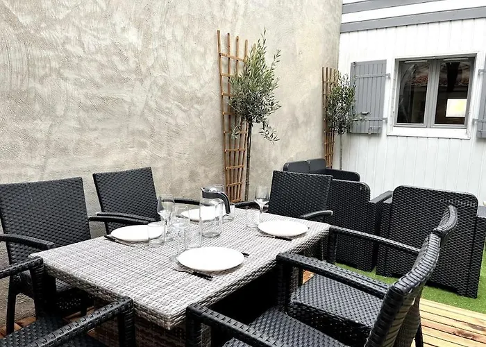 Апартаменты L'escale Avec Jardin - Coeur De